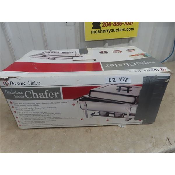 Browne + Hallo Stainless Steel Chafer