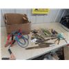 Image 1 : Booster CAble , Files, Screwdrivers,Wrencehs, Drill Bits