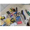 Image 2 : Tool Box, Drill Bits, Crescent Wrenches, Wrenches Level, Paint Brushes, Picks, Tape Measures