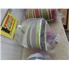 Image 3 : 3 Bags of New Lounge Chair Cushions, Pillows & Blankets