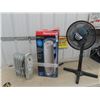 Image 1 : 14" Fan with Adjustable Height, Honeywell Humidifier, Airworks Mini Oil Heater