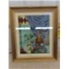 Image 2 : 3 Framed Needle Point Picture ; 1) 30" x 44" , 1) 27" x 32" , 1) 23" x 38"