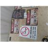 Image 3 : 7 Modern Metal Signs : No Smoking, Alcohol, Jack Daniels