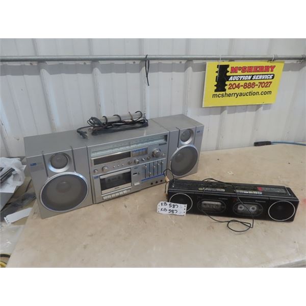 2 Stereos - Both Panasonic Radio/Cassette Players
