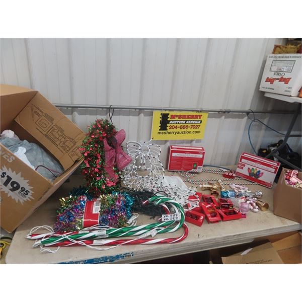 Christmas Decorations : Lights, Lighted Displays, Ornaments