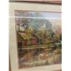 Image 2 : New Framed Print of Stream 35" x 44"