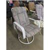 Image 2 : Lounge Chair Swivel Patio Chair Stand