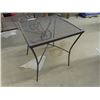 Image 2 : Wrought Iron Lounge Chair & Stand