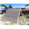 Image 1 : Hip Roof of Building made of Barn Board - Repurpose Item / or for Small Animals ....wood shed ....
