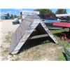Image 2 : Hip Roof of Building made of Barn Board - Repurpose Item / or for Small Animals ....wood shed ....