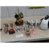 Image 1 : Vintage Coffee Cup Tree, Penguin Cookie Jar, Cow Creamer + Jug plus more