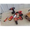 Image 1 : 3 Cordless Drills & 4 Batteries - with Charger