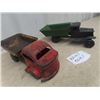 Image 2 : 2 Vintage Pressed Metal Trucks