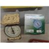 Image 2 : Vintage Kitchen Scale, Hanging Meat Scale, Coke Tray, Cigar Boxes