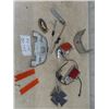 Image 1 : Motorcycle Chrome, Tail Light, Mirror, Belt Buckle plus more