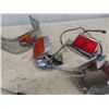 Image 3 : Motorcycle Chrome, Tail Light, Mirror, Belt Buckle plus more