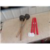 Image 1 : 2 Plumbers PLungers & 3 Fiberglass Handles