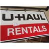 Image 2 : Metal U Haul 2 Sided Sign with Hanging Bracket 24" x 41"
