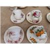 Image 2 : 9 Cup + Saucer Pairs: Royal Albert, plus others & Anniversary Set
