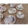 Image 3 : 9 Cup + Saucer Pairs: Royal Albert, plus others & Anniversary Set