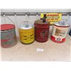 Image 1 : (4) 5 Gal Pails ; Co-op, Central Exchange, Amoco, Anglo
