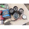 Image 2 : Auto Parts: Gauges, 3 Speed Floor Shift, Holley Coil Cover, 12 V Uga Horn, New Racing Pedals, Chrome