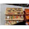 Image 2 : 3 Fishing Tackle Boxes - each 1/2 - 3/4 Full