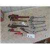 Image 1 : 5 Pipe Wrenches, 6 Crescent Wrenches