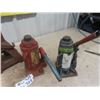 Image 2 : 4 Stabilizing Jacks & 2 Hydraulic Bottle Jacks