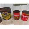 Image 2 : 5 Tins: Coffee, Lard, Tobacco, & Part of 7 Up Sign