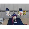 Image 1 : First Nations Work of Art on Moose Rack Signed by Indegenious Artist from Manitoba