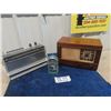 Image 1 : Antique Admiral Radio - Quality Grundig German Radio -Untested ( takes weird Batteries)