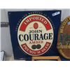 Image 2 : 4 Vintage Advertising Signs; Southern Comfort Mirrored Sign, Labatts Mirrored Sign, John Courage Tin