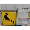 Image 2 : Assortment of Metal Street Signs; Stop Signs, Ducks Crossing, Duck Unlimited, Starbuck