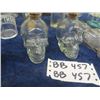 Image 3 : Antique Bottle Lot : Skull Bottles, Drug Store, Mini Glass Liquor, Rare Abe Lincoln Glass Bank, Carl