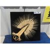 Image 1 : Vintage Welsh Fan Made of Durum Wheat by Vickie Pedersen 15.5" x 15.5"