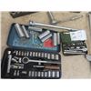 Image 2 : Sockets, Ratchet Extensions - 1/2", 3/8", 1/4" , Lots of SK Calipers, Feeler Gauges plus more