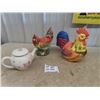 Image 1 : Chicken Cookie Jar, Laura Ashley Tea Pot