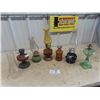 Image 1 : 6 Coal Oil Lamps , 4 Chimneys