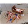 Image 1 : Doll with Wooden Bed with Scotty Dog, 15 Barbie Dolls + Various other dolls