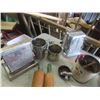 Image 3 : Old Kitchenware, Drop Side Toaster, Rolling Pins, Bacon Press, Cookie Cutters, Bottle Openers