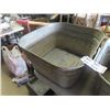 Image 3 : 2 Galvanized Tubs, Box of Edging