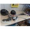 Image 1 : 2 Motorcycle Helmets, Vintage Hockey Skates, Golf Clubs