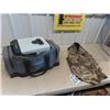 Image 1 : Propane Camping Water Heater & Camo Vest Floater Sz XXXL