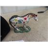 Image 2 : Essex Deluxe Horse Riding Helmet Sz 7 3/8 & Painted Pony Ornament