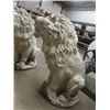 Image 2 : 2 Cement Lions 28" x 24" x 12"