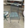 Image 2 : 2 Patio Chairs with Cushions & 2 Stands