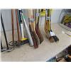 Image 2 : 14 Used Hockey Sticks, Aluminum Baseball Bat, Skiing Pole plus more