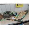 Image 1 : Garden Hose, 2 New Sledge Hammers, Hardware, Electric Weed Eater