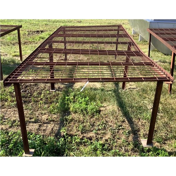 Utility Wire Rack Table, Approx 9.5' X 4.5' X 2.5'